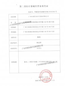 二類醫療許可證